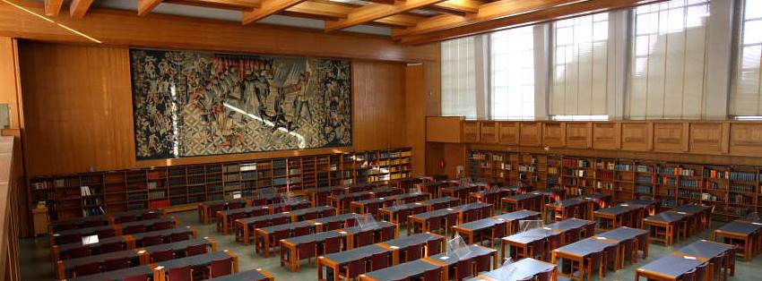 sala de leitura da Biblioteca Nacional de Portugal