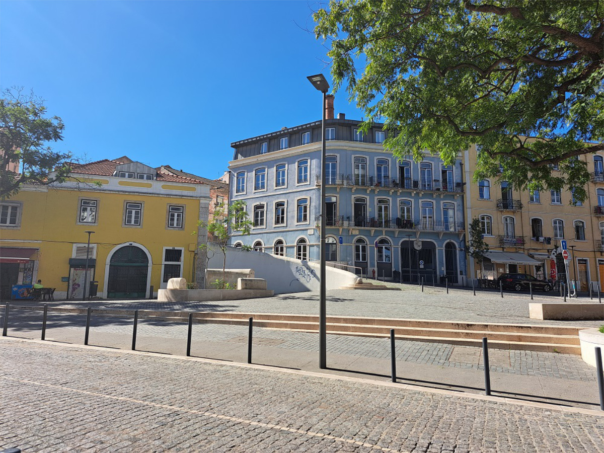 Fotografia de uma rua do beato